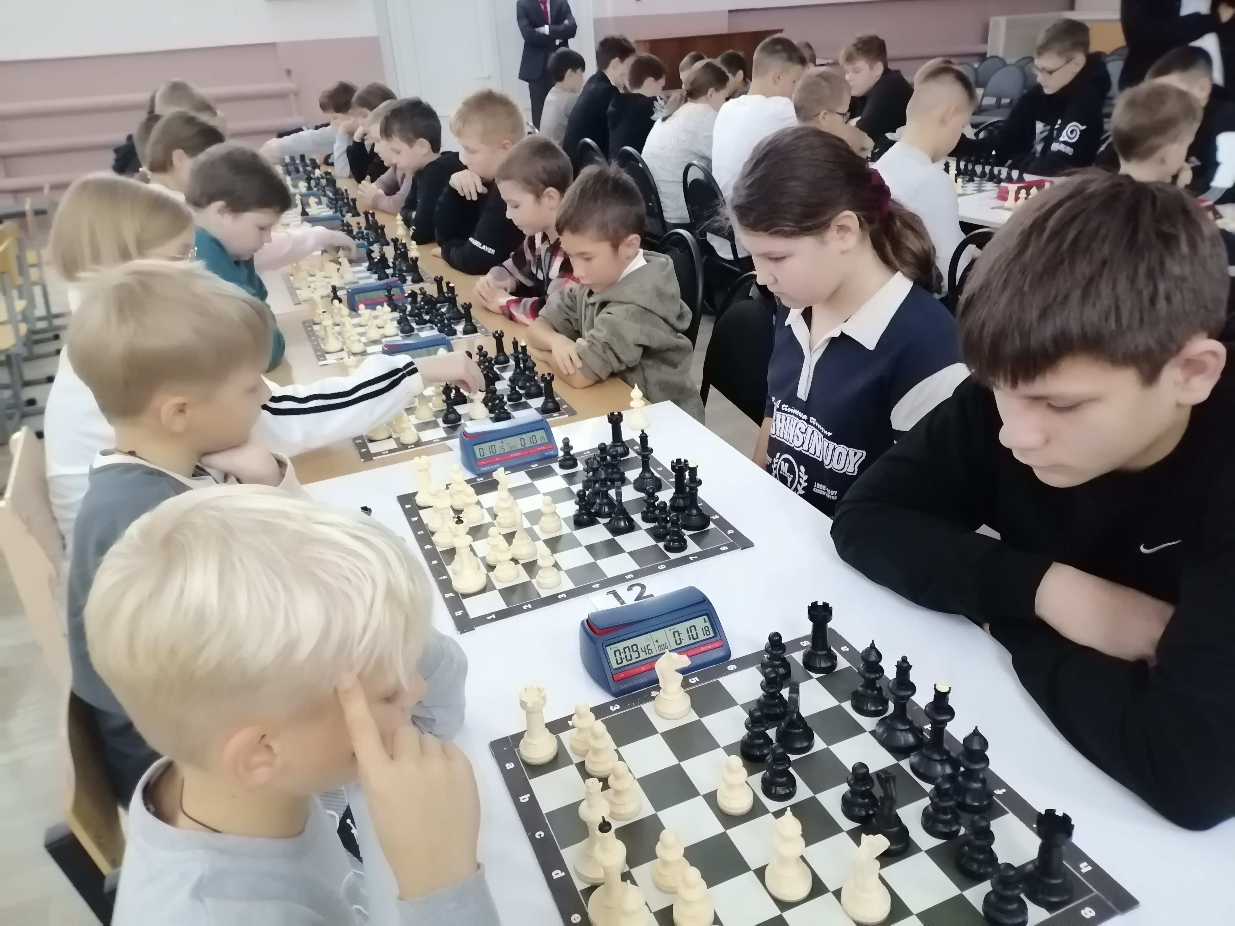Соревнования по шахматам.